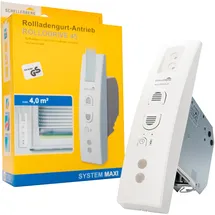 Schellenberg elektrischer Gurtwickler Maxi RolloDrive 45, für 12 kg/4,0 m2