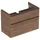 Geberit Waschtischunterschrank 2 Schubladen 88,4 x 61,7 x 47 cm Nussbaum hickory