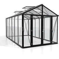 Vitavia Zeus Comfort 11900 Alu schwarz ESG 3 mm/Dach HKP 10 mm 11,9 m2