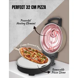 Bestron Pizzaofen Beige