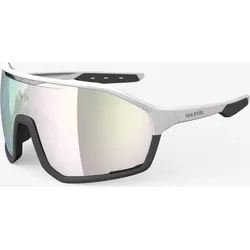 Fahrradbrille Perf 500 Kategorie 3 Damen/Herren weiss ultraweiß Einheitsgröße