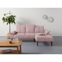 Places of Style Ecksofa Ryedal rosa