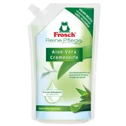 Frosch Reine Pflege Aloe Vera Cremeseife 112536 , 500 ml - Nachfüllbeutel