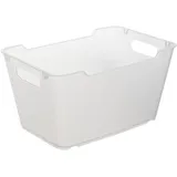 keeeper Aufbewahrungsbox, Strukturierte Oberfläche, 6 l, Lotta, Natur (Transparent)