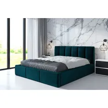 mebloland LISI 160 x 200 cm Dunkelgrun