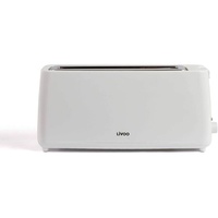 Livoo DOD168W Langschlitz-Toaster Weiß 900 Watt
