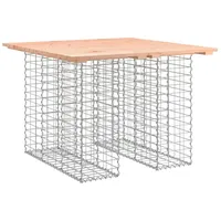 VidaXL Gartenbank aus Gabionen Massivholz Douglasie 100x102x72 cm