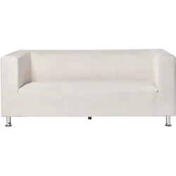 3-Sitzer Sofa Stoff cremeweiß FLORO