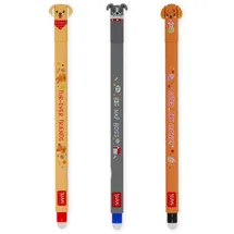 Legami Löschbarer Gelstift Set Fur-Ever Friends 3 St.