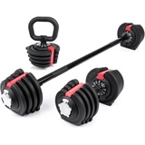 Sport-Tec 3-in-1 Multi Hantel-Set 1-19 kg