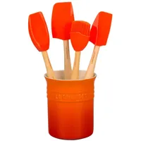 Le Creuset Classic Kochkellen-Set 5tlg. Craft (1.1 L), Ofenrot, 79003000900000