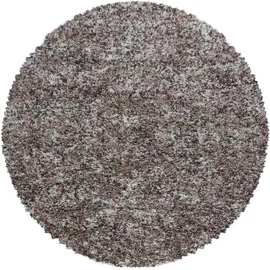 Ayyildiz Hochflorteppich Enjoy 4500 Beige Ø 200 cm