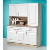 wiho Küchen Küchenbuffet »Tilda«, 150 cm breit, mit MDF Fronten, weiß