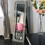 Glamour rechteckiger Standspiegel 50x150 cm M-0530