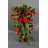 Seidenblumen Roß Geranienhänger 70cm rot ZF, Kunstpflanzen künstliche Geranie Kunstblumen Hängegeranie, Balkon Home Decoration Deko, Balkonkasten hängende Pflanze Fake Geranien wie echt