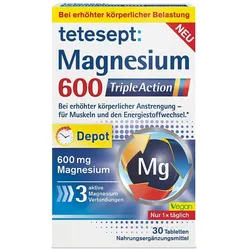 Tetesept Magnesium 600 Triple Action Filmtabletten