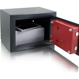 BITUXX Minisafe Wandtresor Wandsafe Schranktresor Geldschrank Möbeltresor Geldsafe Grau