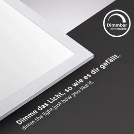 B.K.Licht LED Panel 100x25 cm 2 eckig weiß
