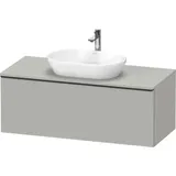Duravit Waschtischunterschrank wandhängend „D-Neo“ 120 × 45,9 × 55 cm in Betongrau Matt