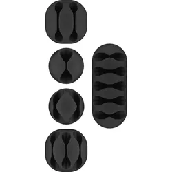 goobay Kabelclips schwarz