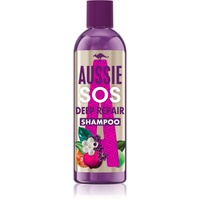 Aussie SOS Deep Repair Shampoo 290 ml Regenerierendes Shampoo für geschädigtes Haar für Frauen