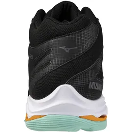 Mizuno Wave Voltage Mid - black/tangelo/ice green 45