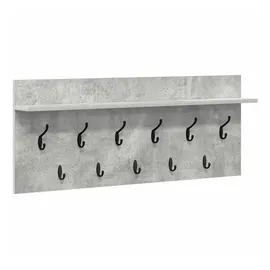 vidaXL Nachttisch mit Regal 100 x 40 x 12 cm Grau