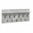 vidaXL Nachttisch mit Regal 100 x 40 x 12 cm Grau