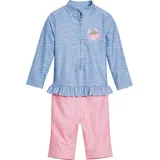 Playshoes Badeanzug - Rosa,Weiß,Hellblau - 98/104