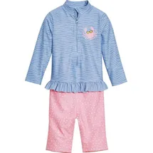Playshoes Badeanzug - Rosa,Weiß,Hellblau - 98/104