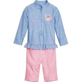 Playshoes Badeanzug - Rosa,Weiß,Hellblau - 98/104