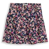 Tom Tailor A-Linien-Rock mit All-Over Print blau 104/110