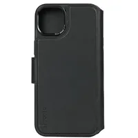 decoded iPhone 15 Plus Leder Wallet Case schwarz