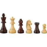 Philos Schachfiguren Barbarossa, Königshöhe 78 mm, gewichtet, in Setup Box