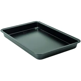 Lagostina Gustosa Bräter, rechteckig, aus Stahl, Antihaftbeschichtung, für Backofen, Schwarz, 42 x 29 x 4 cm