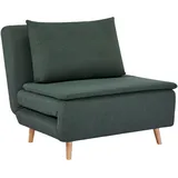 Homcom Schlafsessel, Dunkelgrün, Textil, 90x80x95 cm, Wohnzimmer, Sessel, Schlafsessel