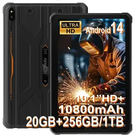 HOTWAV Tab R10 Pro 4G 10,1" 2023 8 GB RAM 256 GB Schwarz
