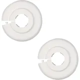 Sanicomfort PVC-Klapprosetten 15 mm 2 Stück