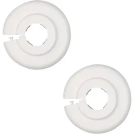 Sanicomfort PVC-Klapprosetten 15 mm 2 Stück