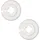 Sanicomfort PVC-Klapprosetten 15 mm 2 Stück