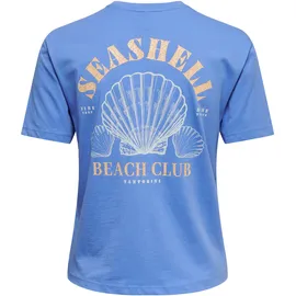 Only ONLDINA Kurzarmshirt Blau XL
