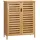 kleankin Badezimmerschrank 68 cm beige