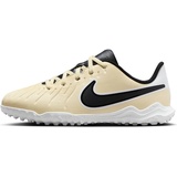 Nike Jr. Tiempo Legend 10 Club TF lemonade/metallic gold coin/schwarz 35,5