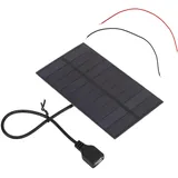 Selbstbau-solarpanel Aus Monokristallinem Silizium (1,5 W, 5 V) Mit Usb-schnittstelle Und Flexiblem Mini-solarpanel