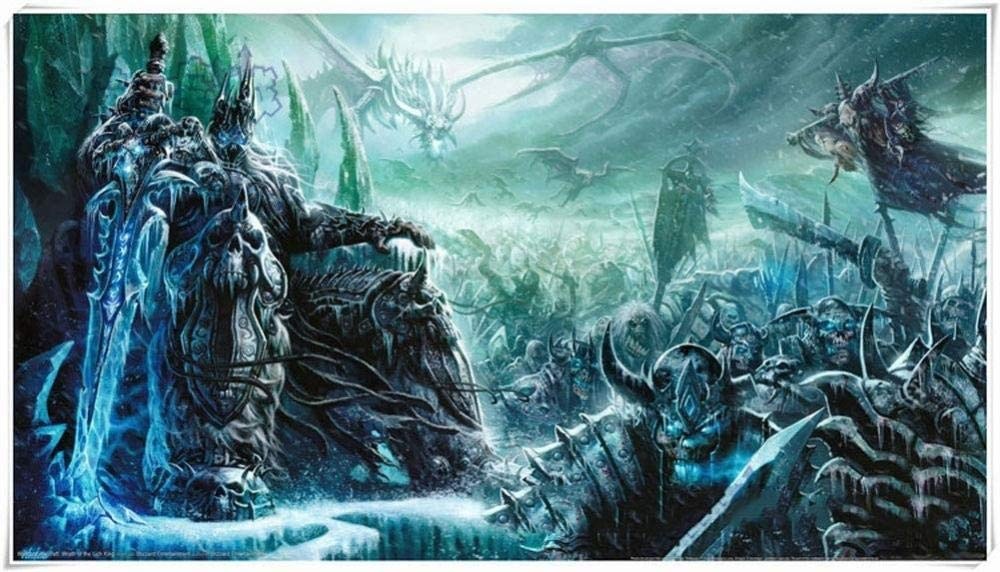 Anime Puzzle 1000 Pieces World of Warcraft Games Puzzle for Teens and Adults Unique Home Decor 75 * 50cm