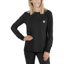 CARHARTT Loose Fit Heavyweight Longsleeve Pocket T-Shirt Schwarz XL