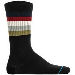 STANCE Unisex Socken - Maliboo, Logo, Streifen, Crew Socken Schwarz 43-47