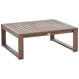Beliani Garten, Dunkelbraun, Holz, Rechteckig, 75x35x90 cm, FSC 100%, Loungemöbel, Loungetische