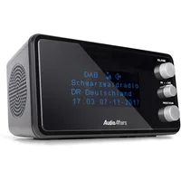 AudioAffairs Digitaler Radiowecker DAB+ | UKW/FM | dimmbares Display