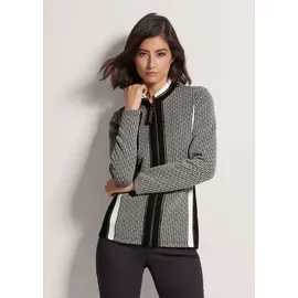 Madeleine Eleganter Jerseyblazer mit Reißverschluss in wollweiß | Gr.: 36